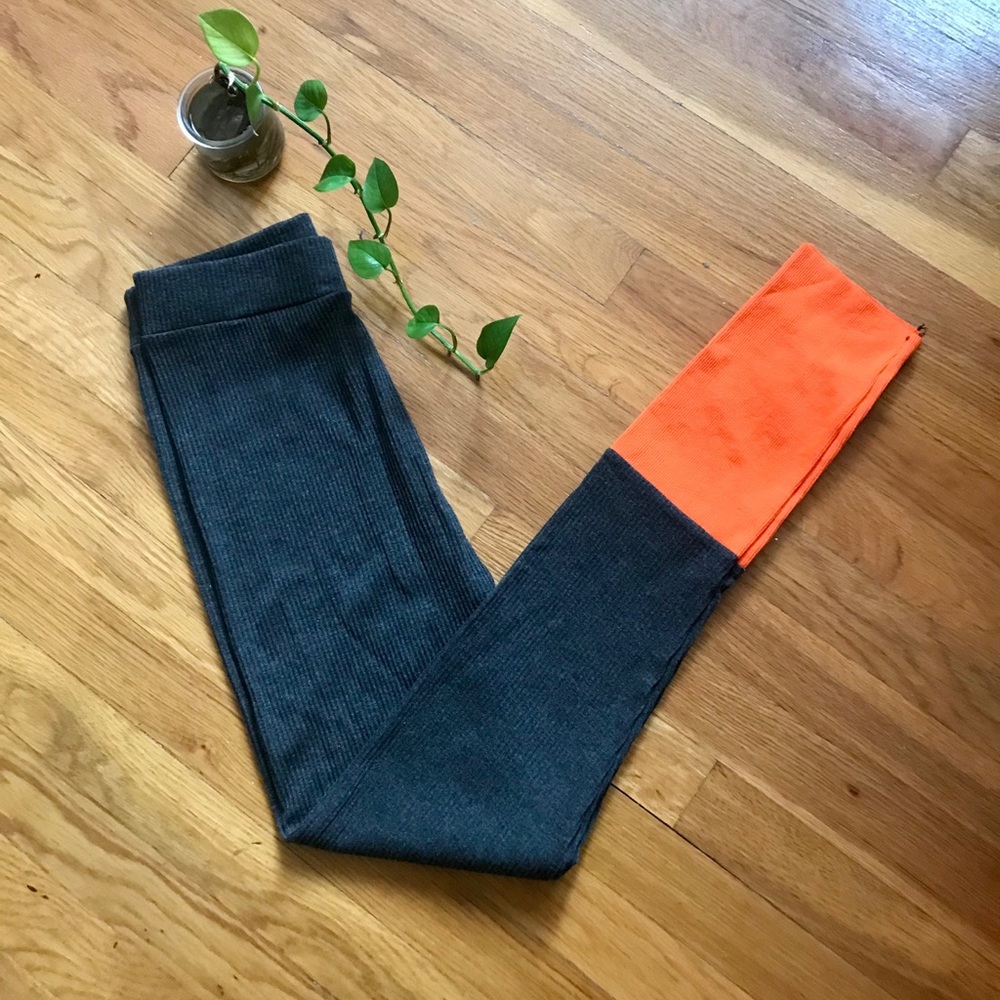 NWOT High Waist Ribbed Knit Leggings